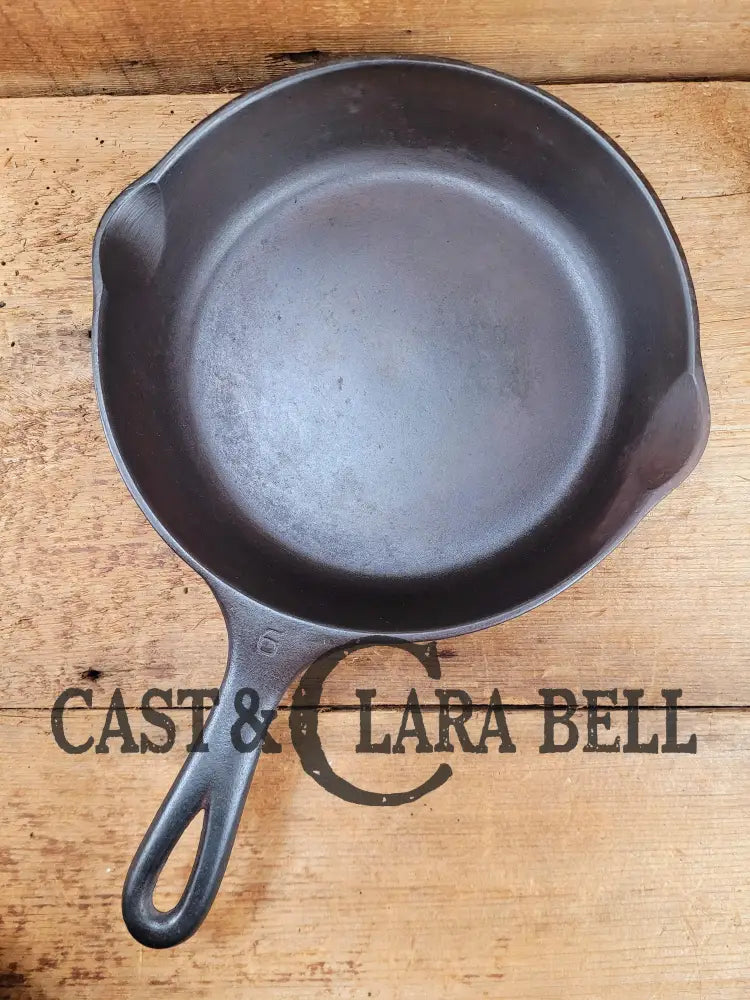 Priced To Sell! Great Saute Skillet! 1930’S Wagner Ware #6 Cast Iron Skillet 1056 T