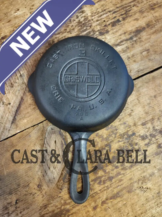 Priced to Sell!! Griswold #3 Skillet with Large Block Logo and Smooth Bottom 709 A Skillet