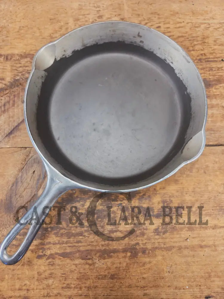 Priced to Sell! 1930’s Griswold #7 Chrome finish Cast Iron Skillet with Large Block Logo 701 - Skillet