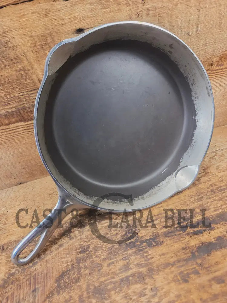 Priced to Sell! 1930’s Griswold #7 Chrome finish Cast Iron Skillet with Large Block Logo 701 - Skillet
