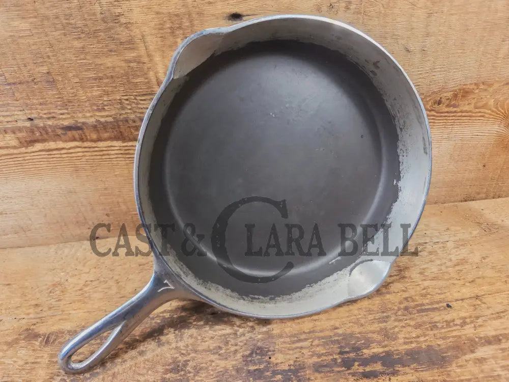 Priced to Sell! 1930’s Griswold #7 Chrome finish Cast Iron Skillet with Large Block Logo 701 - Skillet