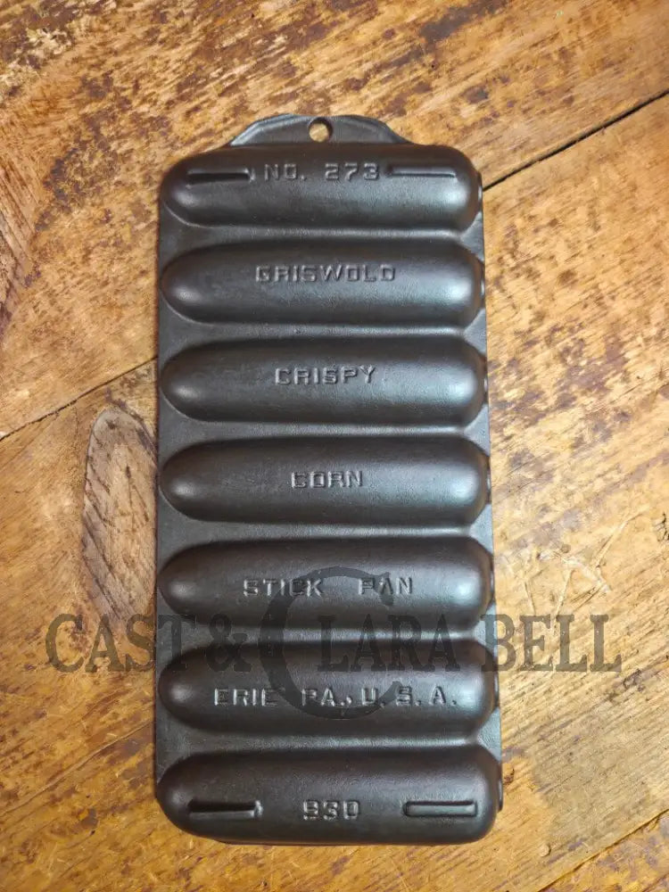 Priced to sell Griswold No. 273 Crispy Corn Stick Cast Iron Pan Bakeware