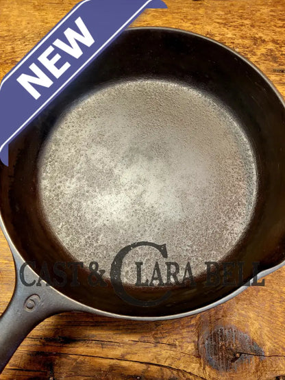 Priced To Sell! Htf 1924 Wagner Ware Sidney -O- #6 Skillet With Heat Ring 1056 E! Restored And