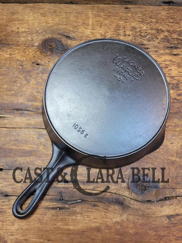 Priced To Sell! Htf 1924 Wagner Ware Sidney -O- #6 Skillet With Heat Ring 1056 E! Restored And