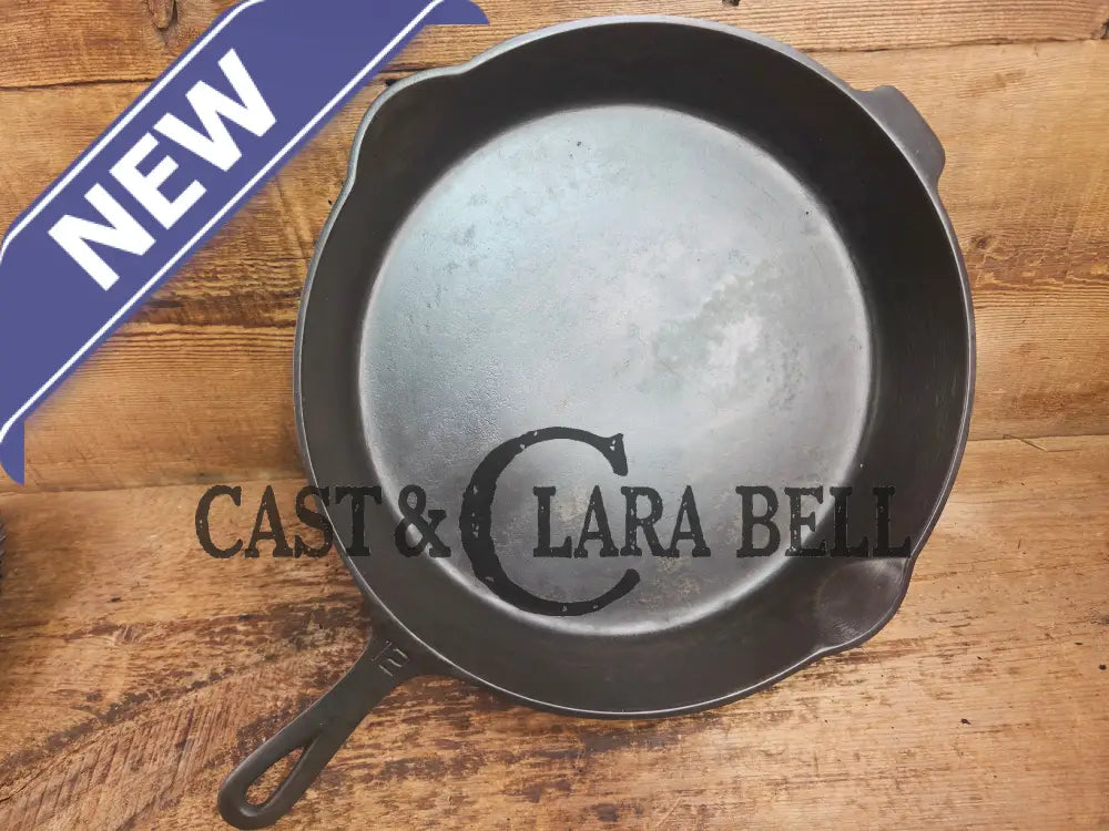 Priced to Sell! Huge 1920’s Griswold No. 12 Skillet with Block Logo 719. Perfect bacon skillet Skillet