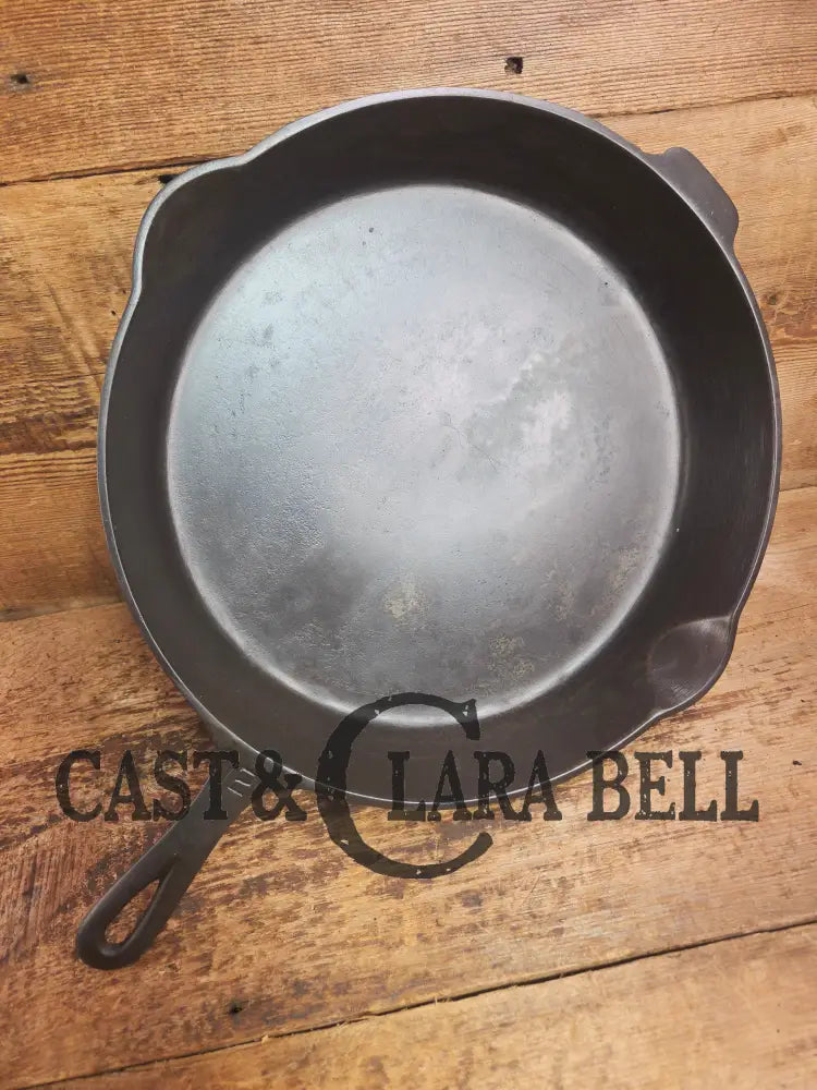 Priced to Sell! Huge 1920’s Griswold No. 12 Skillet with Block Logo 719. Perfect bacon skillet Skillet