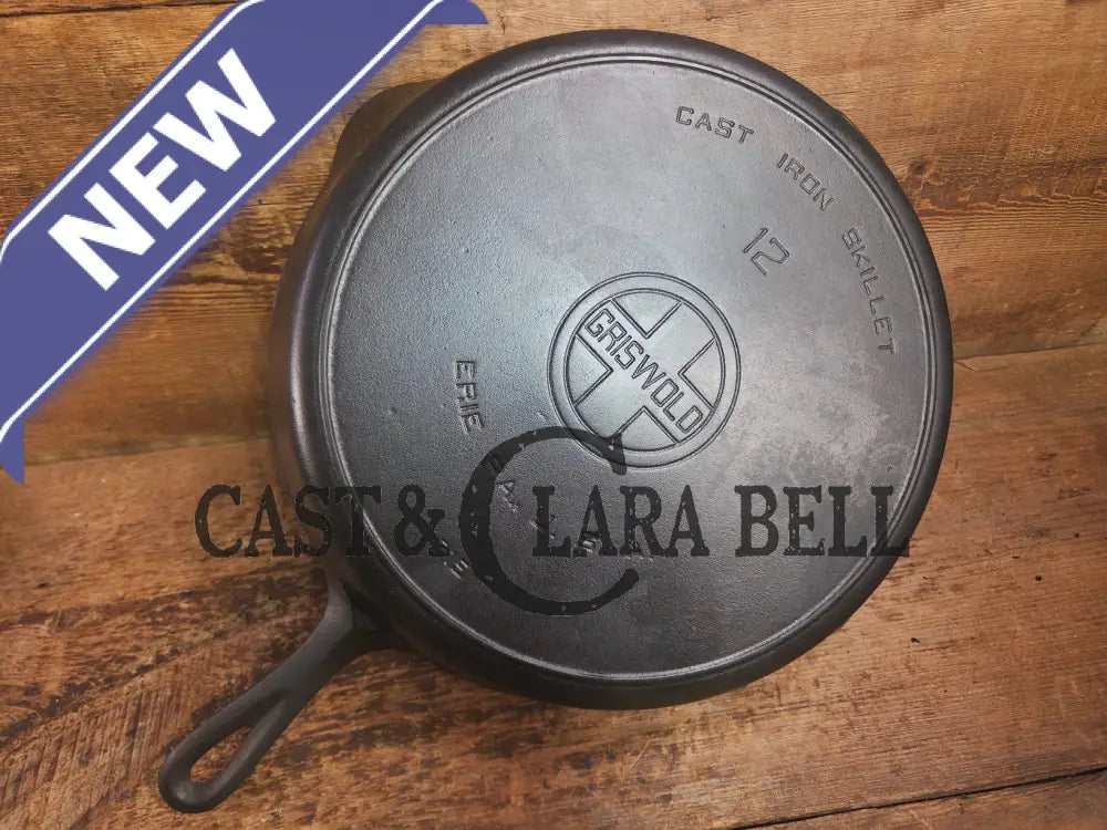 Priced to Sell! Huge 1920’s Griswold No. 12 Skillet with Block Logo 719. Perfect bacon skillet Skillet