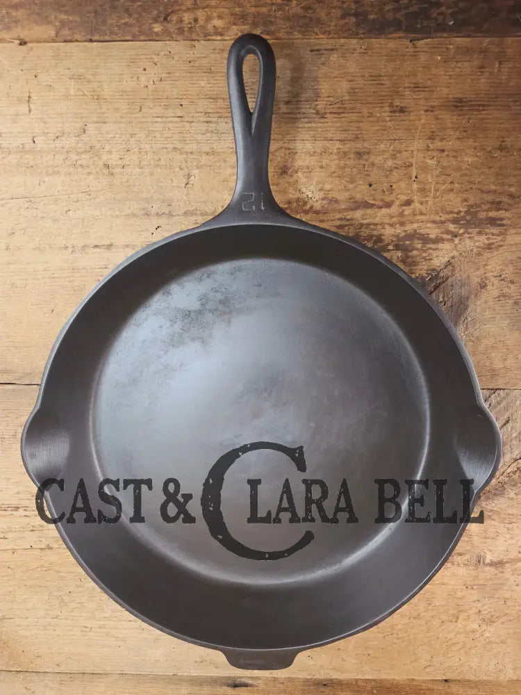 Priced to Sell. Huge beautiful 1930’s Griswold No. 12 Skillet Small Block Logo 719 D. Perfect bacon skillet! Restored