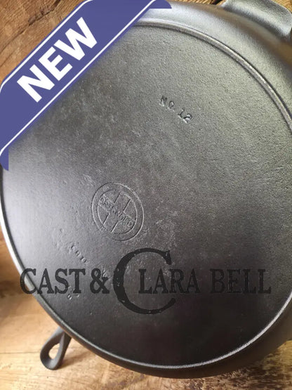 Priced to Sell. Huge beautiful 1930’s Griswold No. 12 Skillet Small Block Logo 719 D. Perfect bacon skillet! Restored