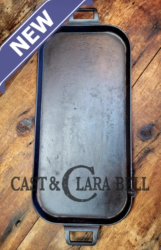 Priced To Sell! Late 1800’S Large Antique Gate-Marked Griddle (Hairline Crack) W/ Pour Spout And