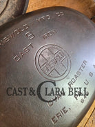 Priced to Sell: MONSTER! 1920’s Griswold #9 Large Block Logo Oval Roaster. P/N 645 Bottom 645 Lid - Dutch Ovens Trivets