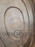 Priced to Sell: MONSTER! 1930’s Griswold #9 Large Block Logo Oval Roaster. P/N 649 Bottom 650 Lid - Dutch Ovens Trivets