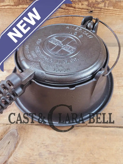 Priced to Sell! See description. 1920’s Griswold No. 8 Waffle Iron (314/315) with Tall Base Raised #88. Makes delicious