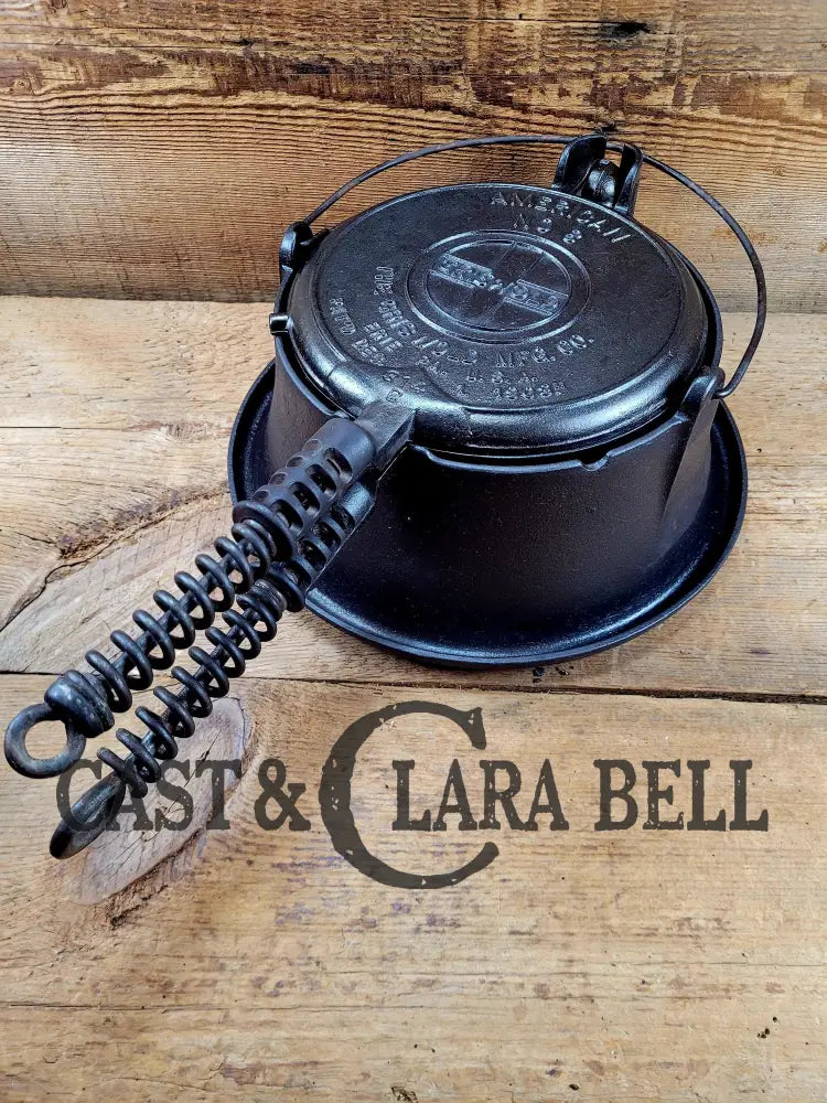 Priced to Sell! See description. 1920’s Griswold No. 8 Waffle Iron (314/315) with Tall Base Raised #88. Makes delicious