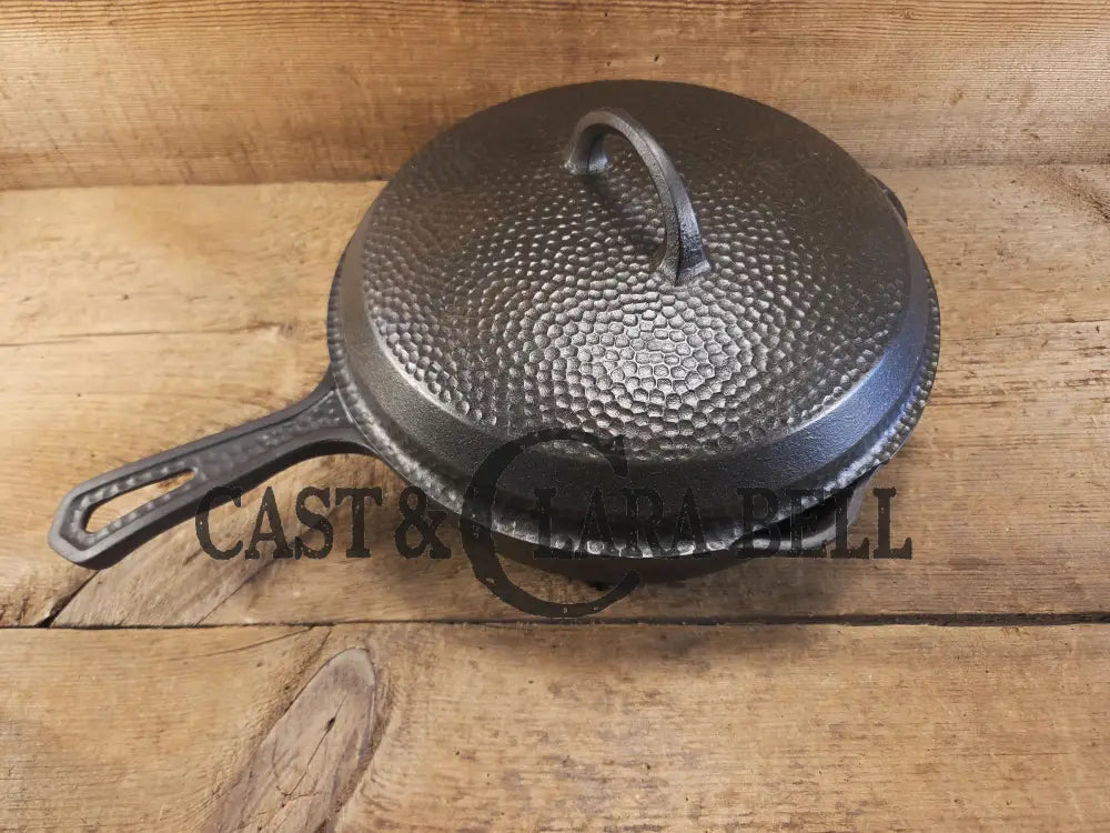 Priced to Sell SEE LISTING. Hard to find 1930’s Hammered finish Griswold No. 8 cast iron skillet 2008 with matching
