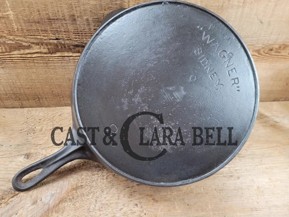 Priced To Sell! See Pics And Description! Early 1900’S Wagner Ware #9 Arc Straight Logo Cast Iron