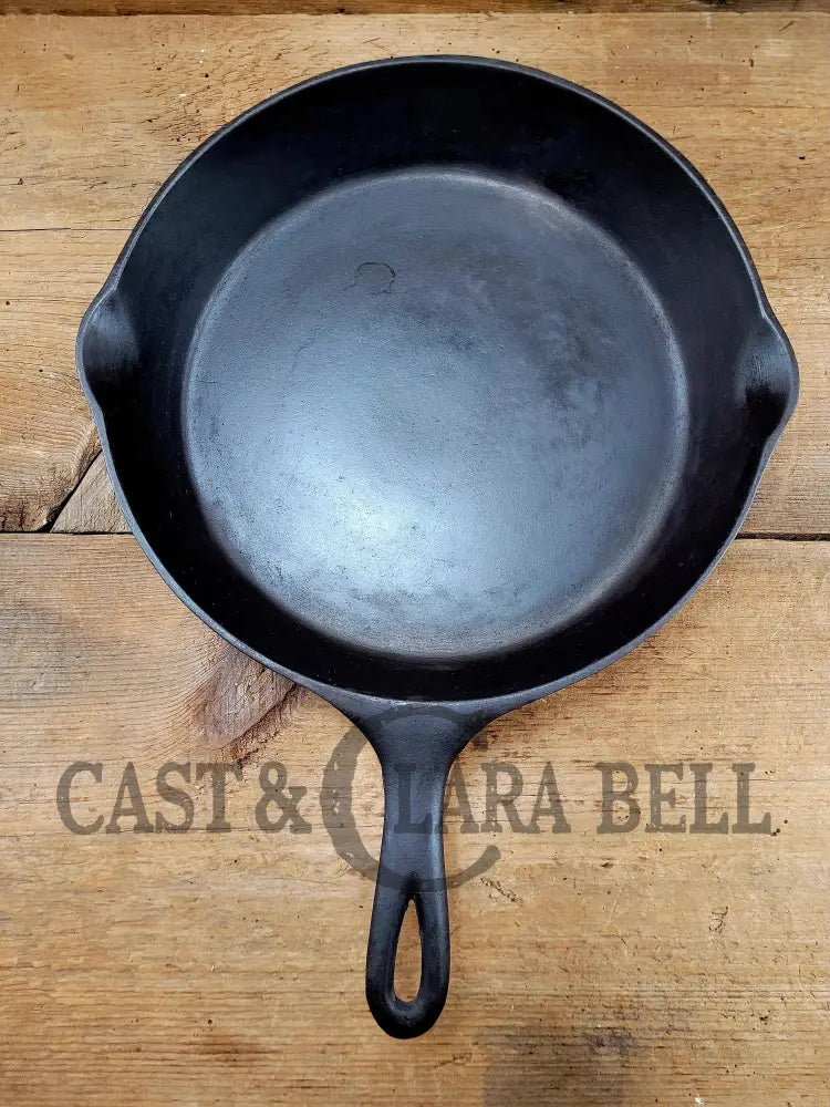 Priced To Sell! See Pics And Description! Early 1900’S Wagner Ware #9 Arc Straight Logo Cast Iron