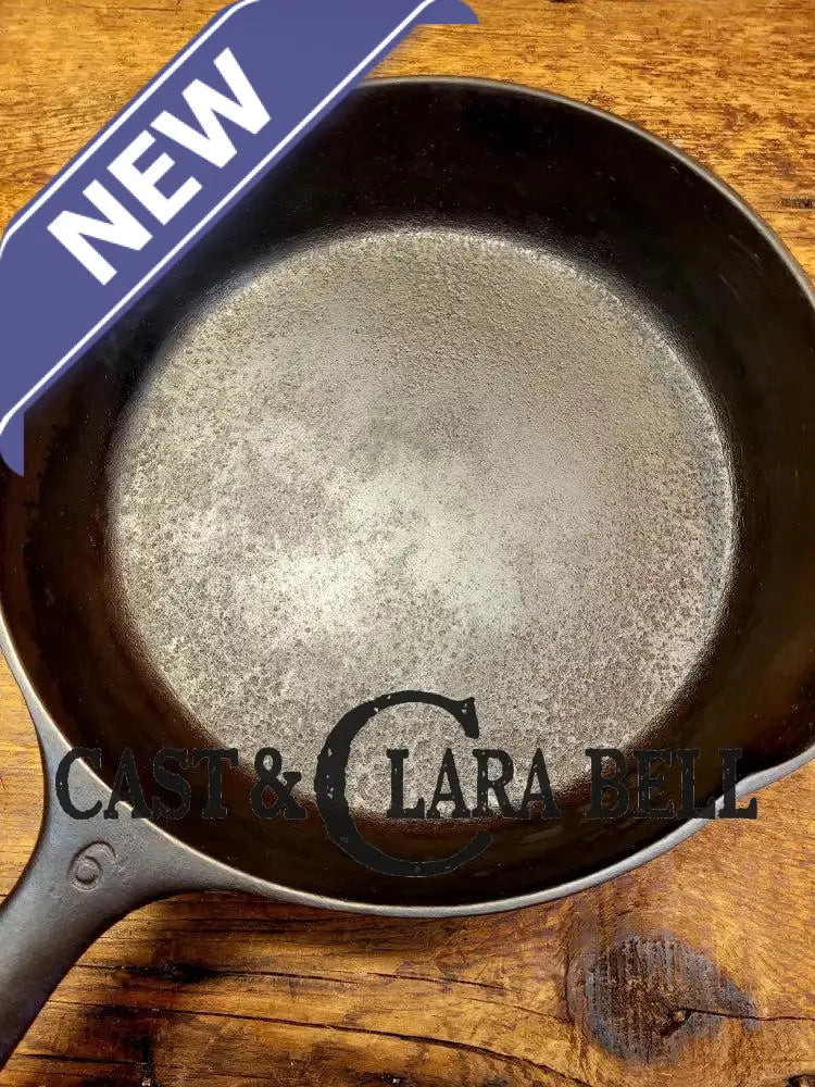 Priced to Sell! Tale of Two Skillets! HTF 1924 Wagner Ware Sidney -O- #6 Skillet Heat Ring 1056 E. See description