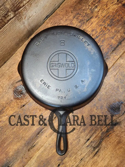 Priced To Sell! The Classic 1920’S Griswold #8 Skillet With Large Block Logo And Smooth Bottom