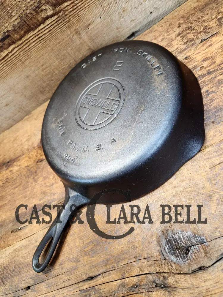 Priced To Sell! The Classic 1920’S Griswold #8 Skillet With Large Block Logo And Smooth Bottom