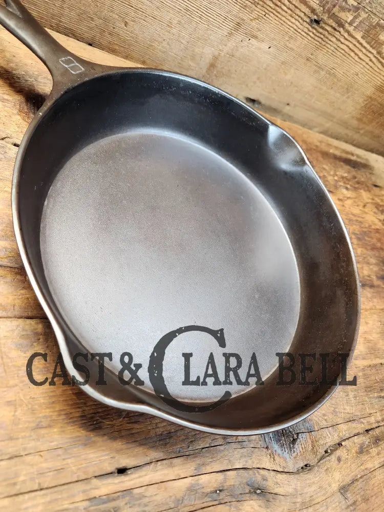 Priced To Sell! The Classic 1920’S Griswold #8 Skillet With Large Block Logo And Smooth Bottom