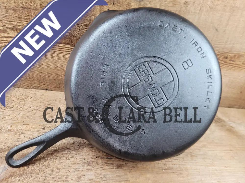 Priced To Sell! The Classic 1920’S Griswold #8 Skillet With Large Block Logo And Smooth Bottom