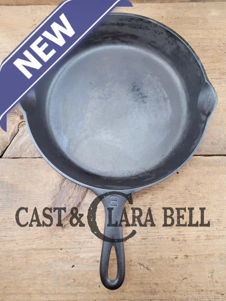 Priced To Sell! The Classic 1920’S Griswold #8 Skillet With Large Block Logo And Smooth Bottom