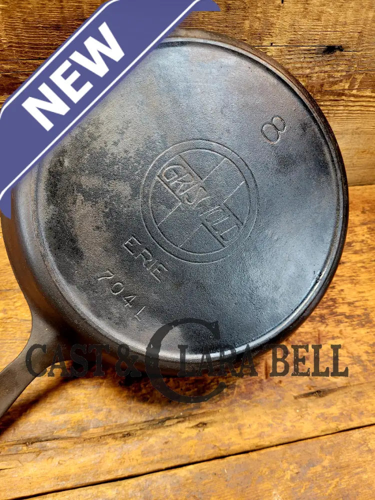 Priced To Sell! The Classic Early Vintage 1910’S Griswold #8 Skillet With Slant Logo Erie