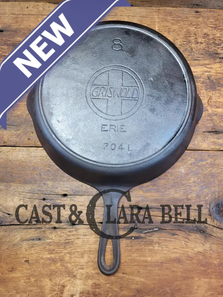 Priced To Sell! The Classic Early Vintage 1910’S Griswold #8 Skillet With Slant Logo Erie