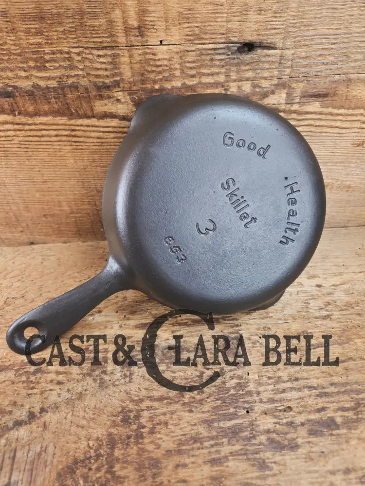 Priced to Sell! Unique every day Griswold’s Good Health #3 ’Egg’ Skillet 653 Skillet