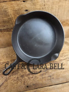 PRICED TO SELL. Very early 1900’s Erie (Griswold) #8 Cast Iron Skillet 707. Third Series Model pitting on outside