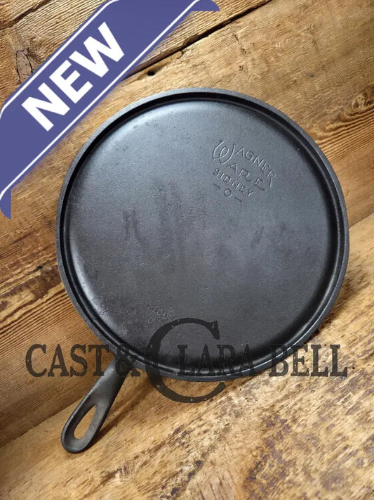 Priced To Sell! Vintage Grilled cheese! 1930’s WagnerWare #9 Round Cast Iron Griddle 1109 Griddle