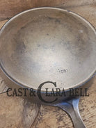 Priced to sell! WHOA big fella! 1920s Wagner Ware #11 Skillet w/ Stylized Logo and nickel finish. Perfect bacon
