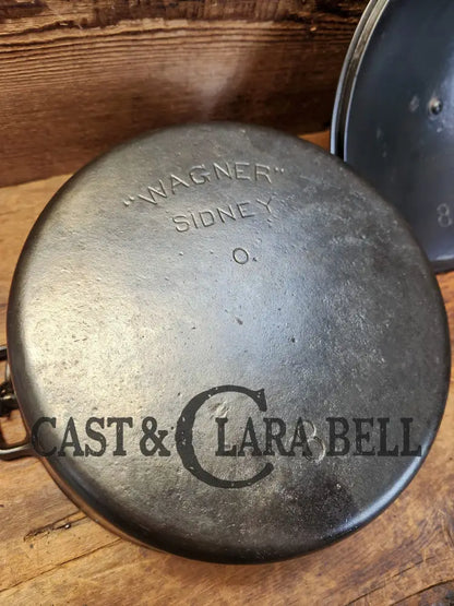 Pristine! Very Early 1900’S Wagner #8 Whistle Top Dutch Oven. Just Beautiful Ovens & Kettles