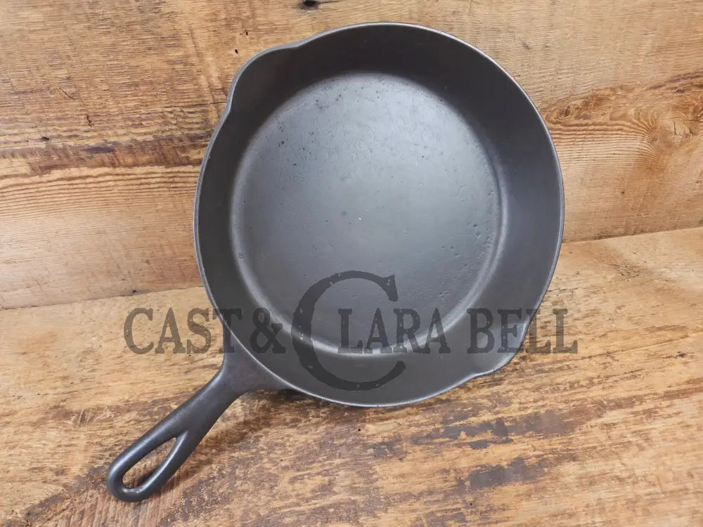 Rare! 1890’s Griswold ERIE 2nd Series #7 Skillet with Heat Ring and Maker’s Mark Shield! Restored and Ready to Use!