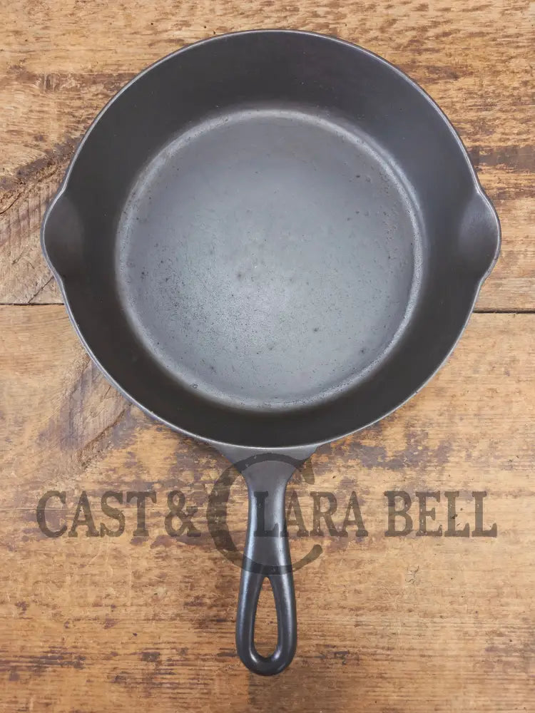 Rare! 1890’s Griswold ERIE 2nd Series #7 Skillet with Heat Ring and Maker’s Mark Shield! Restored and Ready to Use!