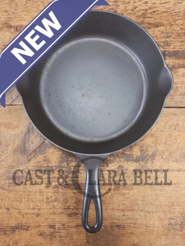 Rare! 1890’s Griswold ERIE 2nd Series #7 Skillet with Heat Ring and Maker’s Mark Shield! Restored and Ready to Use!