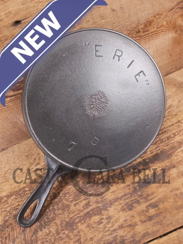 Rare! 1890’s Griswold ERIE 2nd Series #7 Skillet with Heat Ring and Maker’s Mark Shield! Restored and Ready to Use!