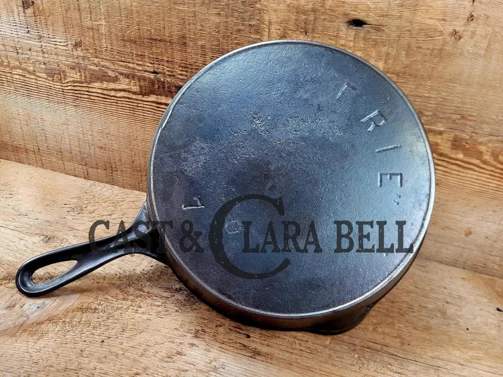 Rare! 1890’S Griswold Erie 2Nd Series #7 Skillet With Heat Ring And Maker’s Mark Shield!