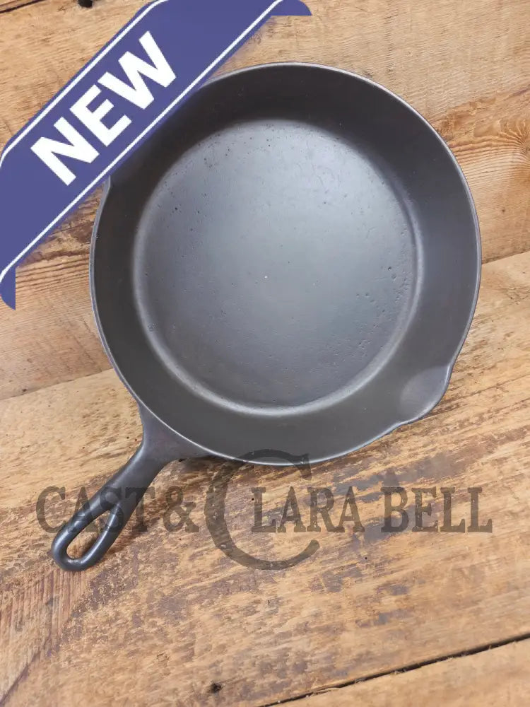Rare! 1890’s Griswold ERIE 2nd Series #7 Skillet with Heat Ring and Maker’s Mark Shield! Restored and Ready to Use!