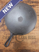 Rare! 1890’s Griswold ERIE 2nd Series #7 Skillet with Heat Ring and Maker’s Mark Shield! Restored and Ready to Use!