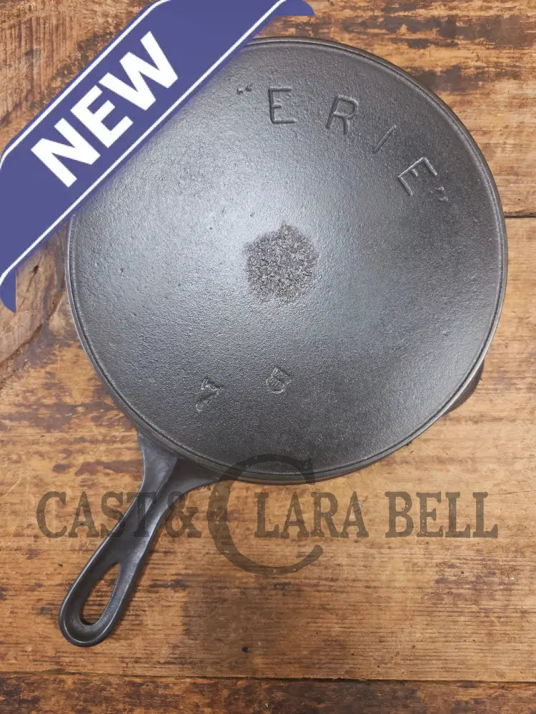 Rare! 1890’s Griswold ERIE 2nd Series #7 Skillet with Heat Ring and Maker’s Mark Shield! Restored and Ready to Use!