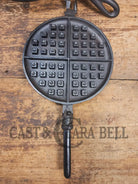 Rare 1890’s Schreiber & Conchar waffle iron that’s unusual! Not many of these 8-9’s around! - Waffle Iron