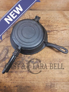 Rare 1890’s Schreiber & Conchar waffle iron that’s unusual! Not many of these 8-9’s around! - Waffle Iron