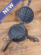 Rare 1890’s Schreiber & Conchar waffle iron that’s unusual! Not many of these 8-9’s around! - Waffle Iron