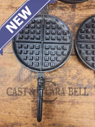 Rare 1890’s Schreiber & Conchar waffle iron that’s unusual! Not many of these 8-9’s around! - Waffle Iron