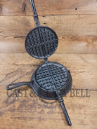 Rare 1890’s Schreiber & Conchar waffle iron that’s unusual! Not many of these 8-9’s around! - Waffle Iron
