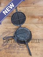 Rare 1890’s Schreiber & Conchar waffle iron that’s unusual! Not many of these 8-9’s around! - Waffle Iron