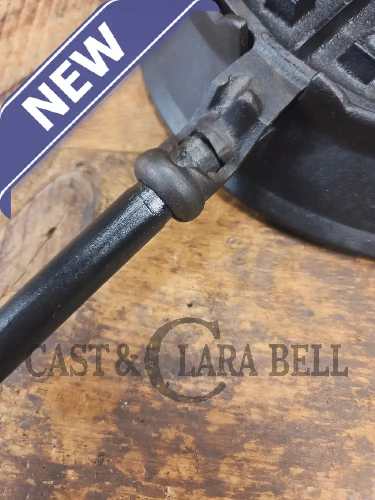 Rare 1890’s Schreiber & Conchar waffle iron that’s unusual! Not many of these 8-9’s around! - Waffle Iron