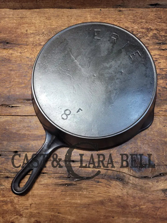 Rare! 1895-1910 2Nd Series Erie #8 (Griswold) W Heat Ring And Likely Starfish Makers Mark! Don’t